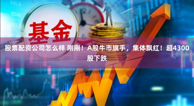 股票配资公司怎么样 刚刚！A股牛市旗手，集体飘红！超4300股下跌