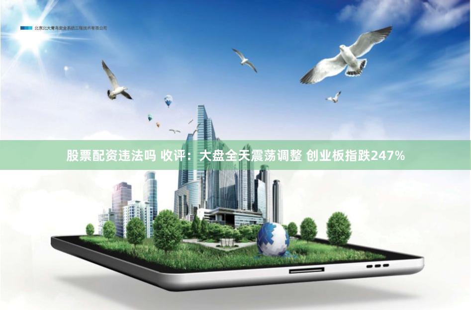 股票配资违法吗 收评：大盘全天震荡调整 创业板指跌247%