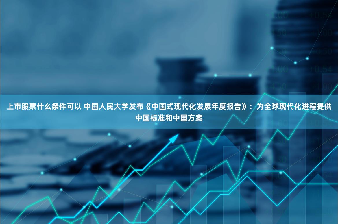 上市股票什么条件可以 中国人民大学发布《中国式现代化发展年度报告》：为全球现代化进程提供中国标准和中国方案